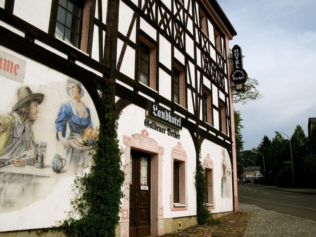 Landhotel Goldener Becher Limabach - Oberfrohna Dış mekan fotoğraf